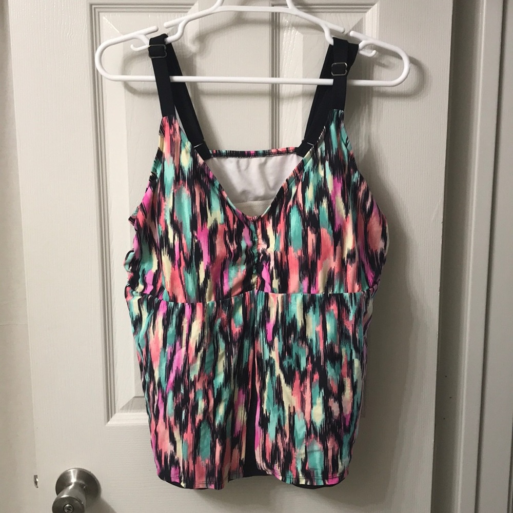 Multicolor Swim Top